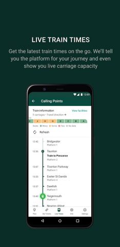 Train tickets, travel & times для Android — скриншот 4