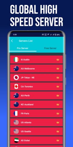 Turbo Cloud VPN Pro — Premium для Android — скриншот 3
