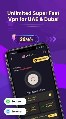 USA VPN: Get USA IP для Android — скриншот 2