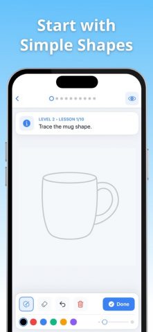 Учимся рисовать поэтапно для iOS — скриншот 3