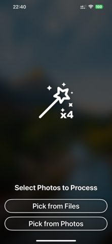 Upscale Image: Upscaler AI для iOS — скриншот 1