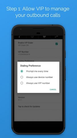 VIP для Android — скриншот 1