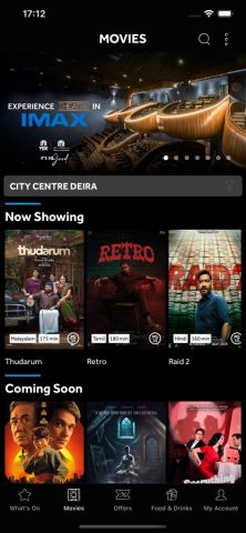 VOX Cinemas App для iOS — скриншот 2