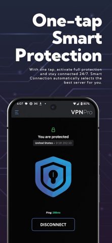 VPN Pro – Fast & Secure Proxy — скриншот 4