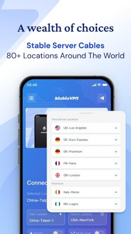VPN — biubiuVPN Fast & Secure для Android — скриншот 5