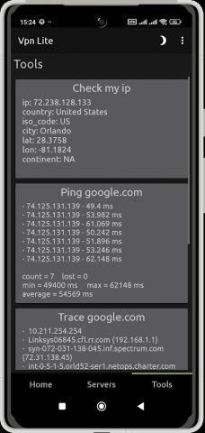 VPN lite для Android — скриншот 3