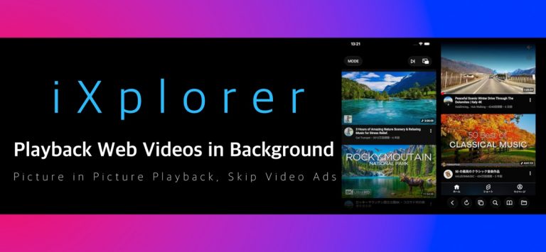 Video Saver Web Browser :iXpr для iOS — скриншот 1