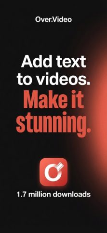 Video Sticker & Music Editor для iOS — скриншот 1