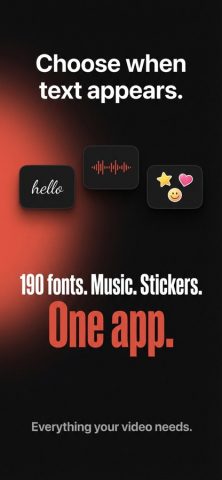 Video Sticker & Music Editor для iOS — скриншот 3