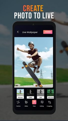 Video into Live Wallpaper Set для Android — скриншот 4