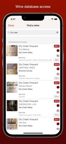 VinoCell — wine cellar manager для iOS — скриншот 4