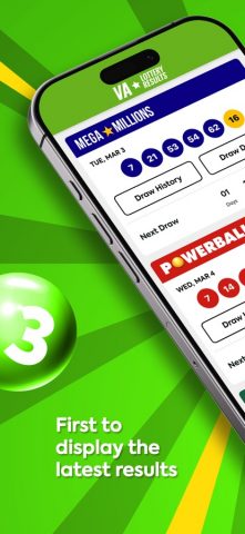Virginia Lottery Numbers для iOS — скриншот 1