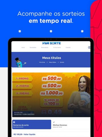 Viva Sorte для Android — скриншот 5