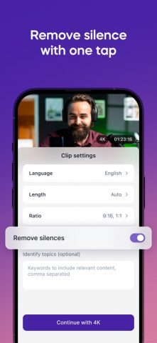 Vizard — AI Video Clip Maker — скриншот 4