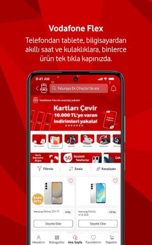 Vodafone Yanımda для Android — скриншот 3