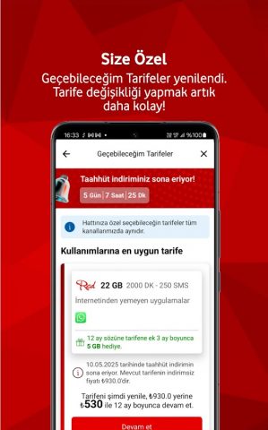 Vodafone Yanımda для Android — скриншот 5