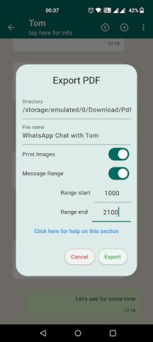 WA Chat Viewer для Android — скриншот 3