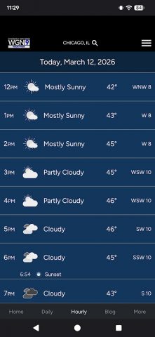 WGN-TV Chicago Weather для Android — скриншот 3
