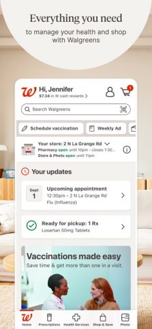 Walgreens для iOS — скриншот 1