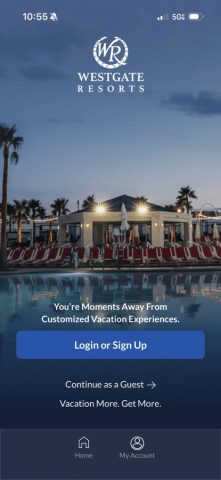 Westgate Resorts для iOS — скриншот 1