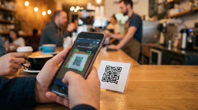 WiFi Qr Code Password сканер для Android — скриншот 1