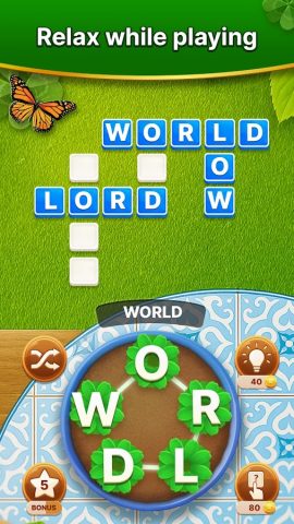 Word Garden : Crosswords для Android — скриншот 1