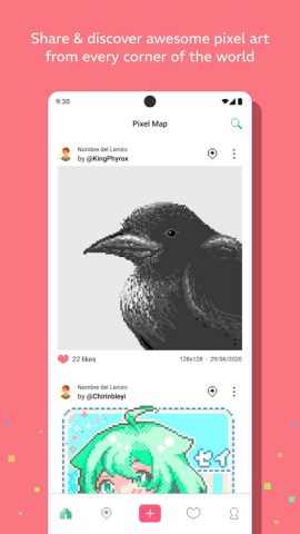 World Pixel Map для Android — скриншот 2