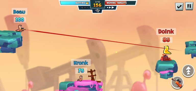 Worms Across Worlds для iOS — скриншот 2
