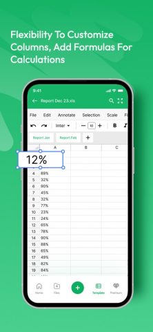 XLS Sheet: XLS Viewer & Editor для iOS — скриншот 2