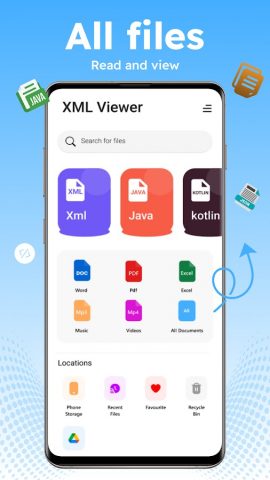 XML Viewer: Xml file opener для Android — скриншот 1