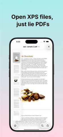 XPS Viewer — XPS to PDF для iOS — скриншот 1