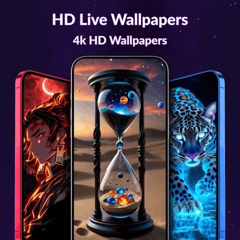 Живые обои 4K HD для Android — скриншот 1