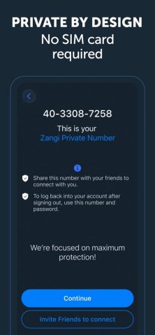 Zangi Private Messenger для iOS — скриншот 1
