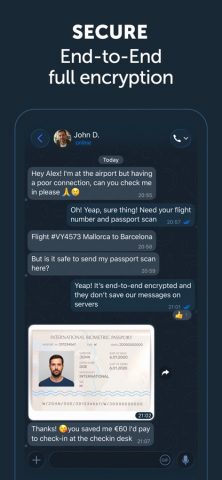 Zangi Private Messenger для iOS — скриншот 2