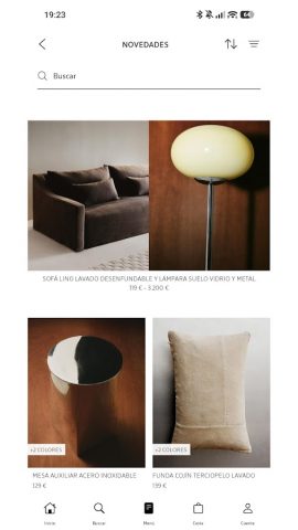 Zara Home для Android — скриншот 2