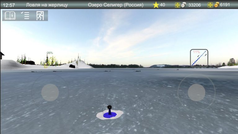 Зимняя рыбалка для Android — скриншот 1