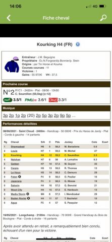 Zone-Turf : pronos et rapports для iOS — скриншот 1