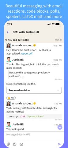 Zulip для iOS — скриншот 2