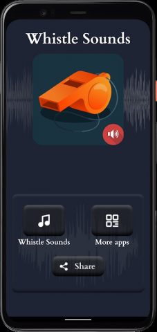 Звуки свистка для Android — скриншот 1