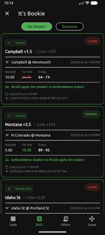 betbook для Android — скриншот 2