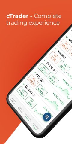 cTrader: Trading & Charting для Android — скриншот 1