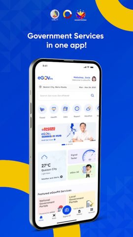 eGovPH для Android — скриншот 1