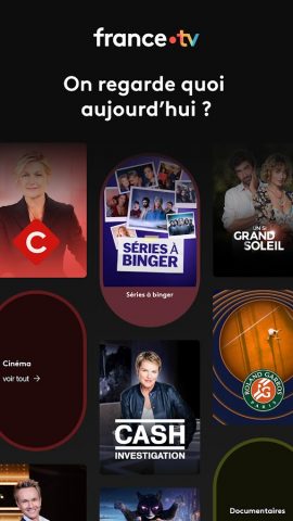 france.tv: direct et replay TV для Android — скриншот 1