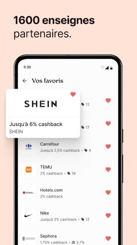 iGraal-Cashback & Codes Promos для Android — скриншот 2