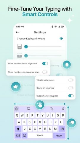 iPhone Keyboard iOS Emojis для Android — скриншот 4