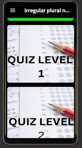 irregular plural nouns для Android — скриншот 5