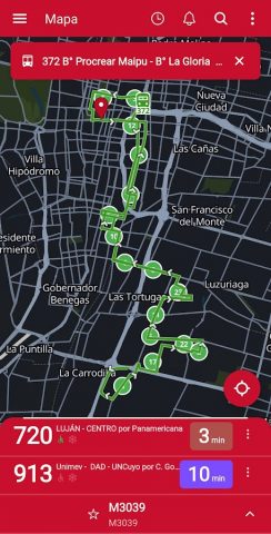 mendoTRAN для Android — скриншот 4