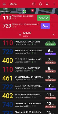 mendoTRAN для Android — скриншот 5