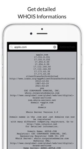 проверка домена для iOS — скриншот 2