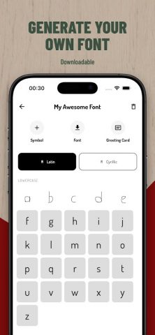 создай свой шрифт для Android — скриншот 2